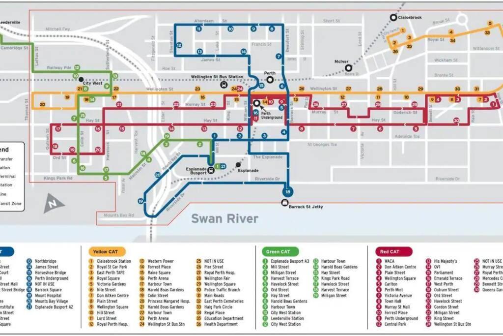 City & Lakeside With Free Parking, Pool And 10 Mins Walk Into The City Perth Luaran gambar